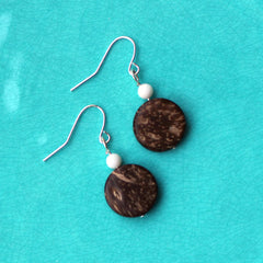 coconut earrings