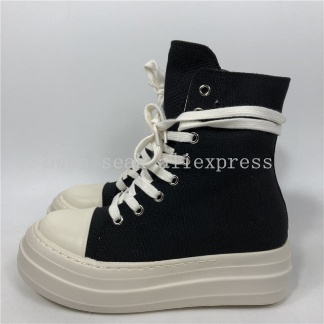 owen seak Women Platform High-TOP Sneakers Canvas