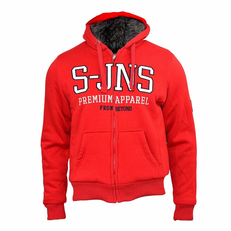 warm fleece lined hoodie