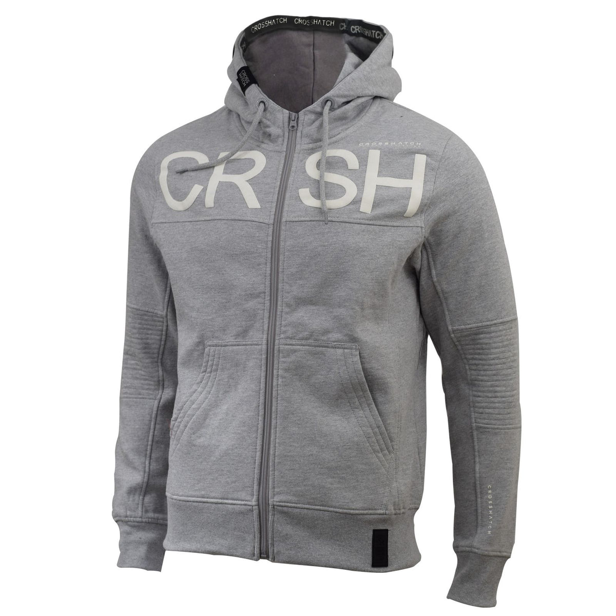 crosshatch zip up hoodie