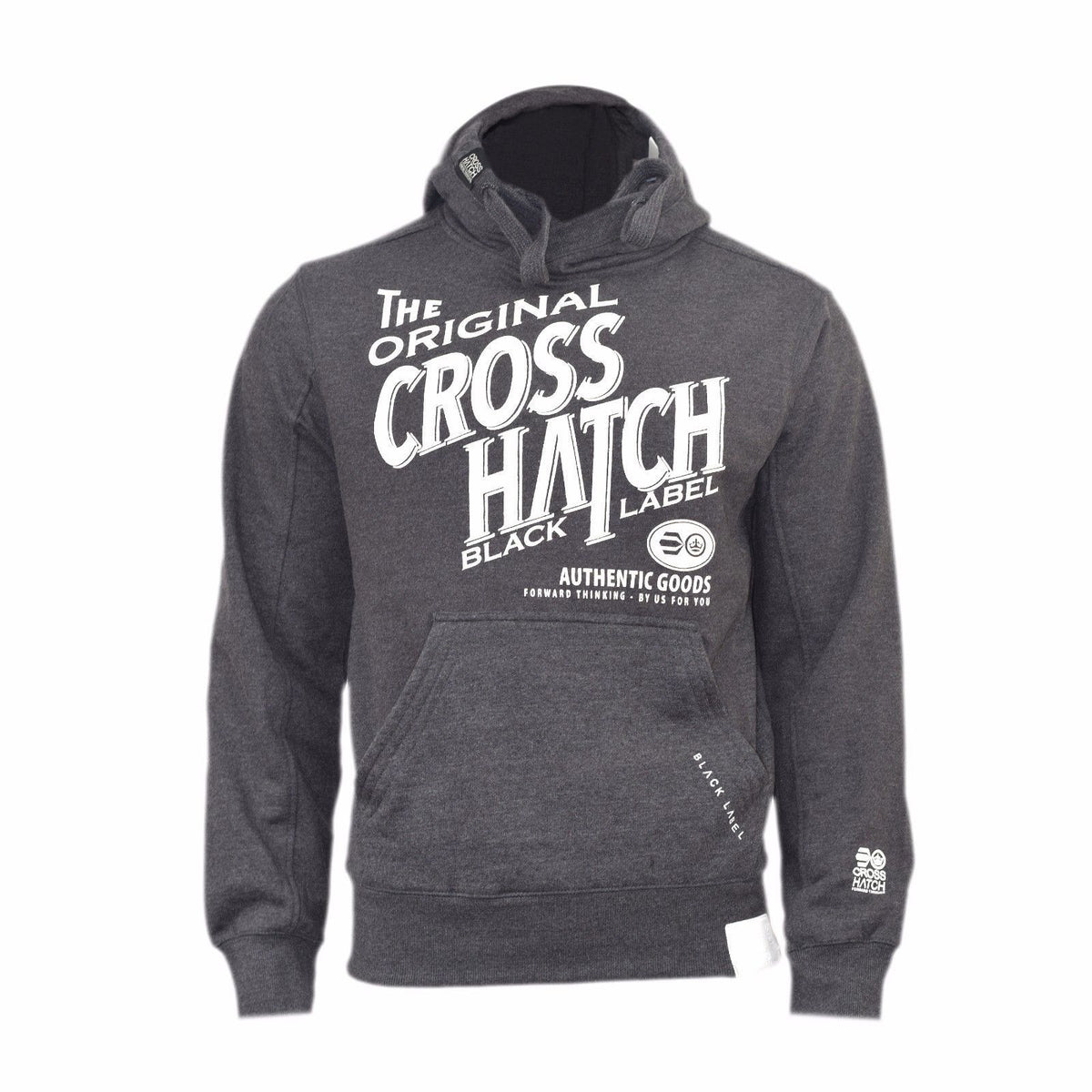 crosshatch black label hoodie