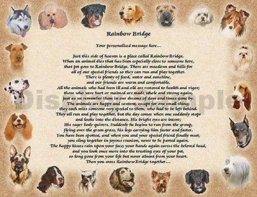 Personalized Pet Poem for Dog Or Cat
