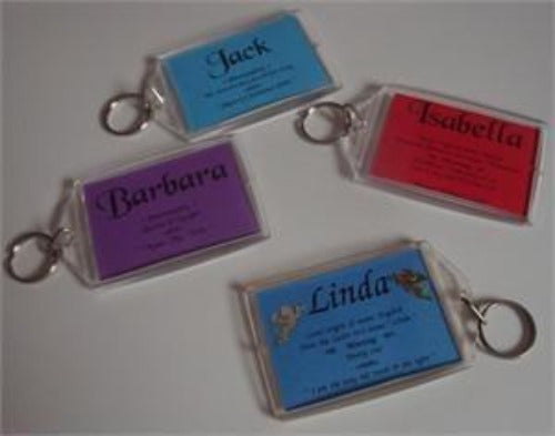 Keychain With Your Name Each