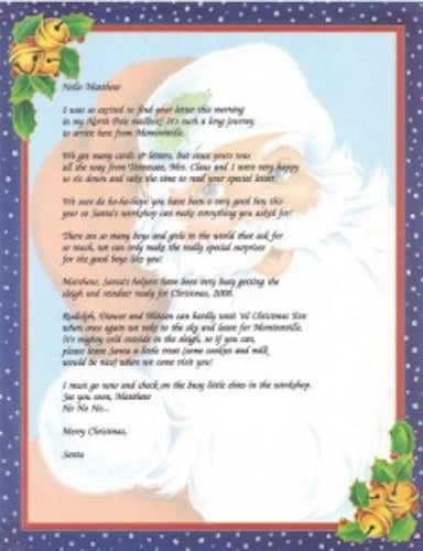Personalized Children Letter - Santa Claus
