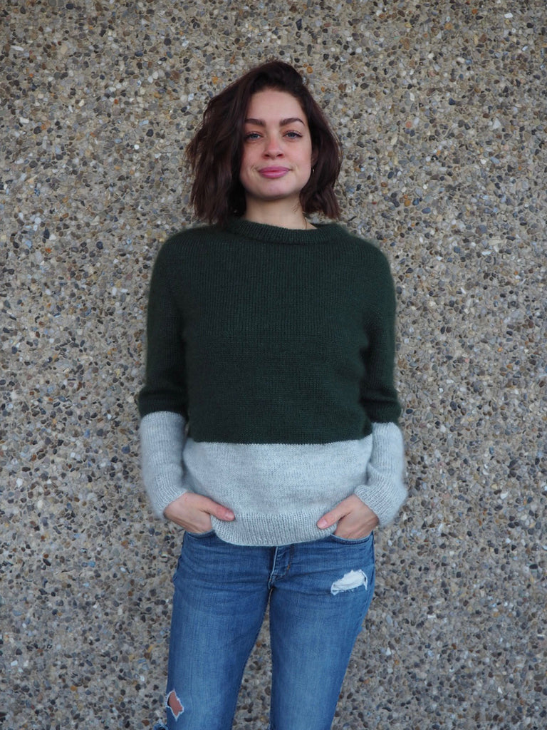Contrast Sweater – PetiteKnit