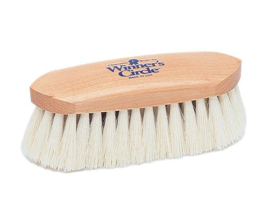 Equi-Essentials Wood Backed Horsehair Dandy Brush - Size:Small 6 Color:Natural