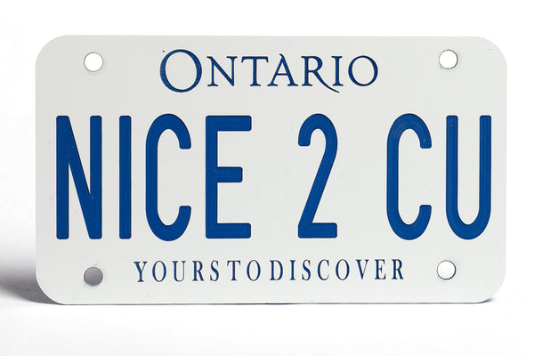 motorcycle license plate ontario