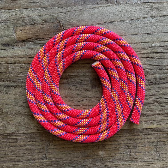 Peachy Pink & Yellow Stripe Climbing Rope Leash - Just Pet Products