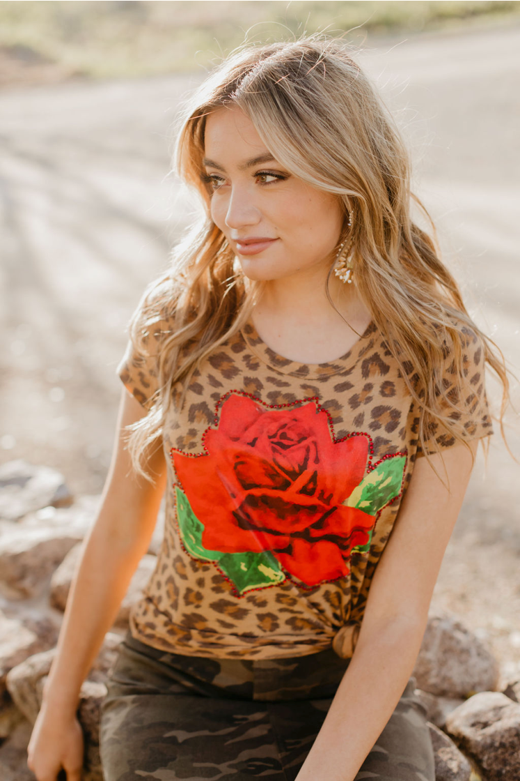 Image of Reba Leopard Tee