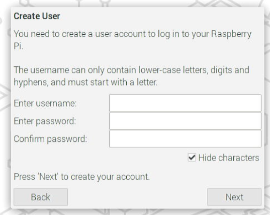 Figure 3: Create root user