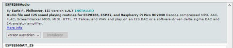 ESP8266 Audio