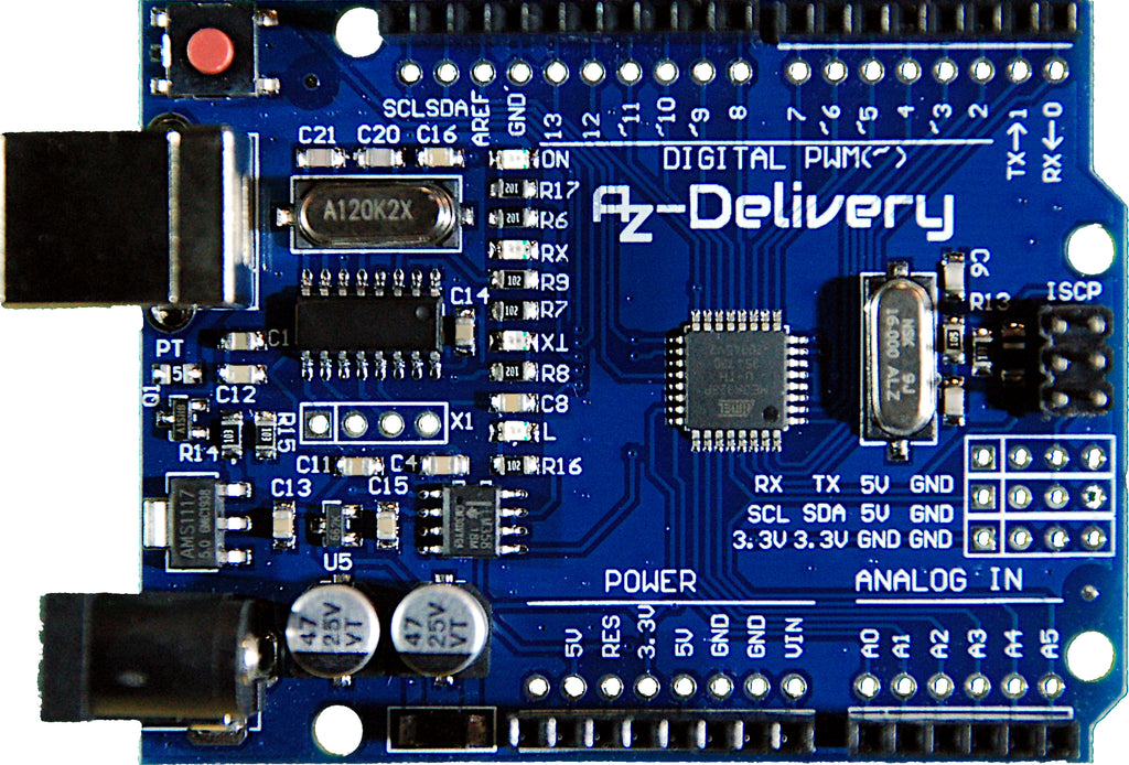 Figure 2: ATmega328 microcontroller AZ-Delivery