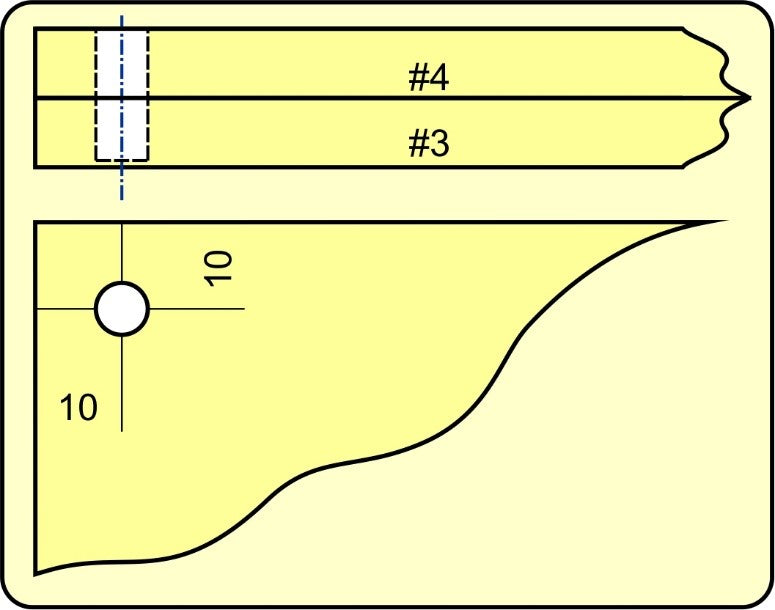 Figure 5: Bores Plate 3 and 4