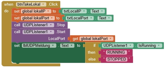 Abbildung 13: Button-TakeLocal-Click