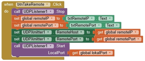 Abbildung 12: Button-TakeRemote-Click