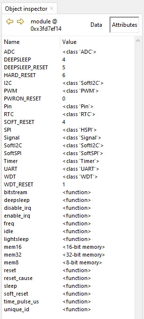 Figure 3: The ESP8266 Machine module