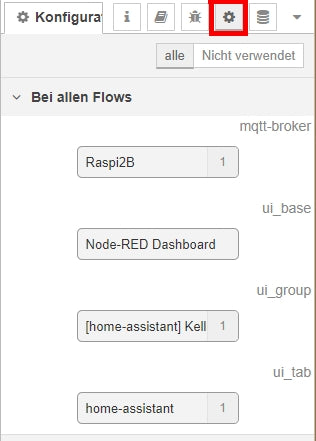 Figure 22: The new configuration nodes