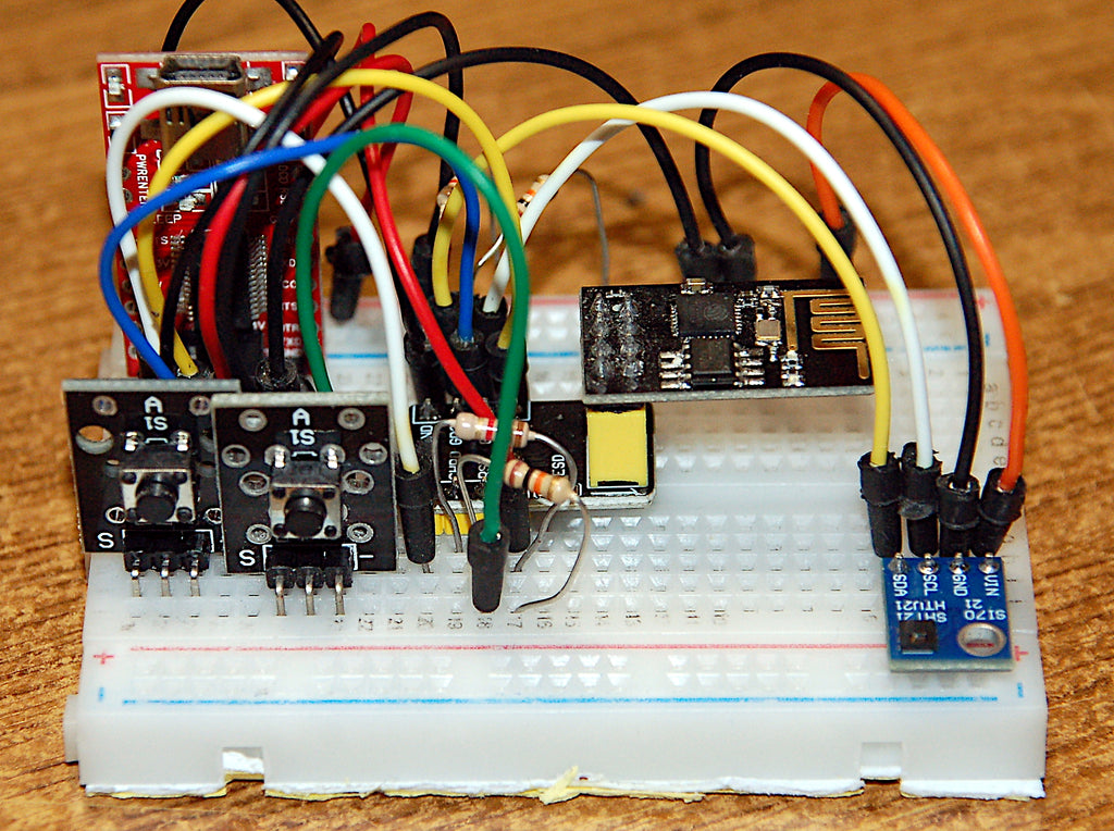 ESP8266-01 as temperature and humidity transmitter