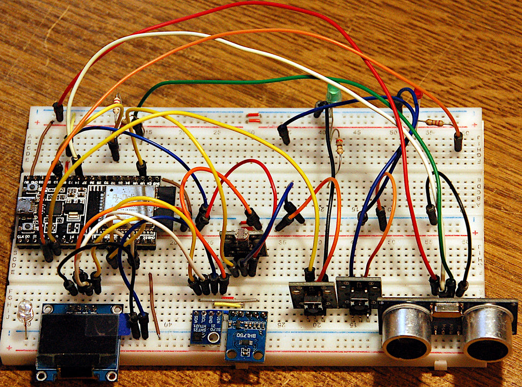 Abbildung 3: Entfernungsmesser mit Ultraschall - ESP32