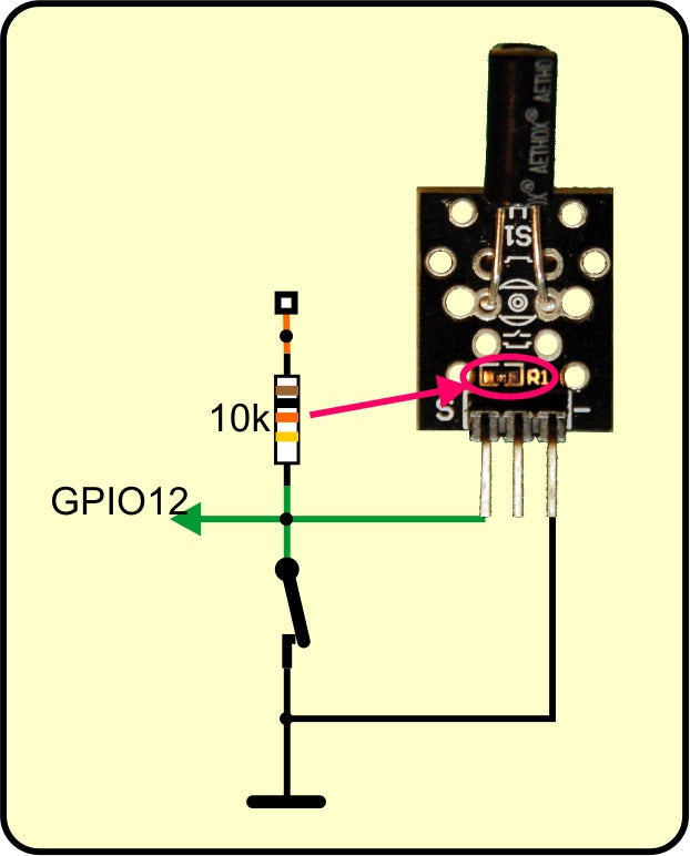 Figure 5: Function of tilt switch KY-002