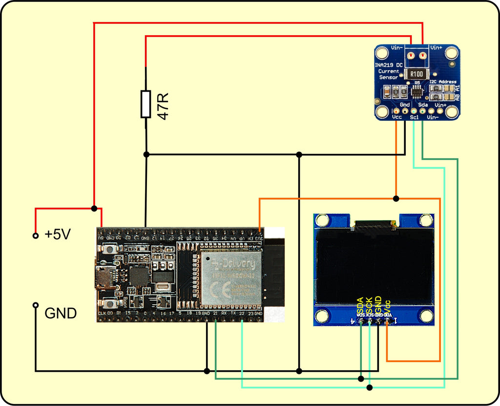 Figure 5: INA219 - Test circuit