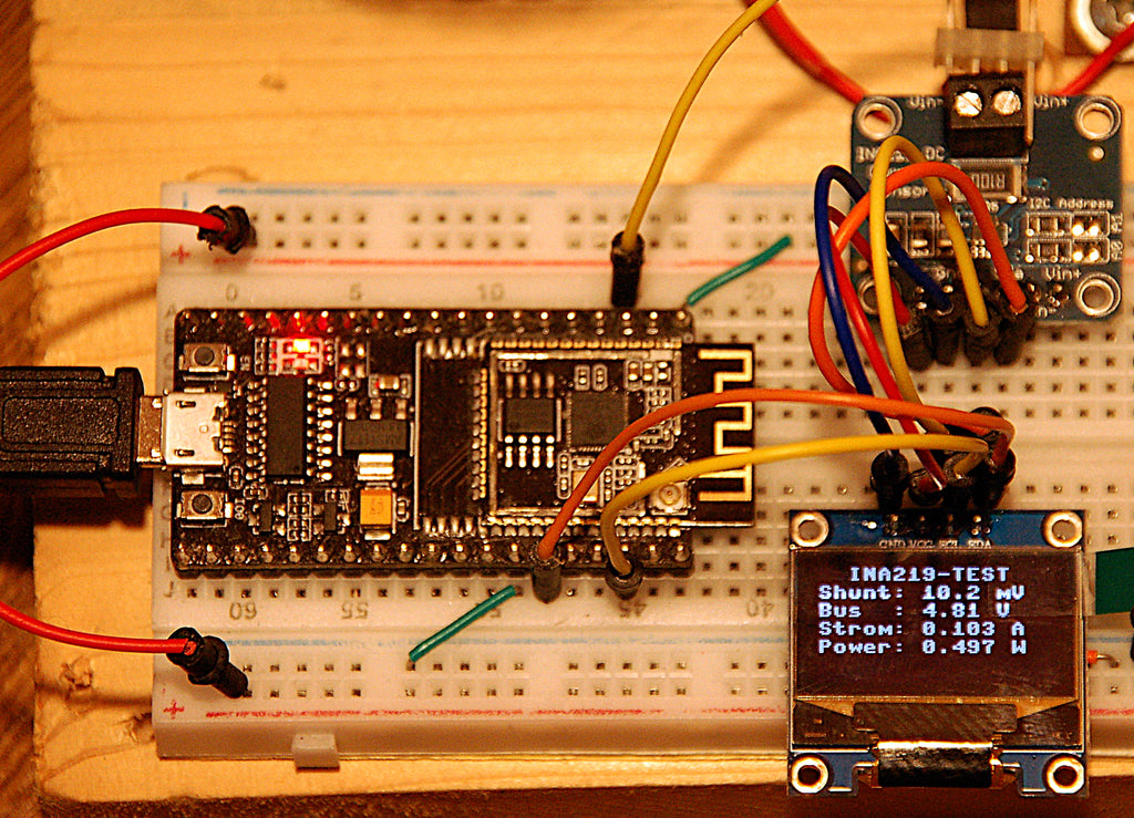 Figure 1: INA219 under test