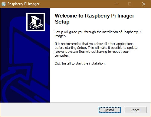 Figure 7: Install Imager
