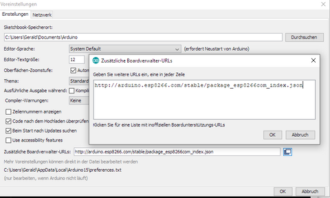 ESP8266 SOPORTE