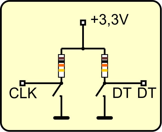 Figure 10: Internal circuit of the angle encoder module