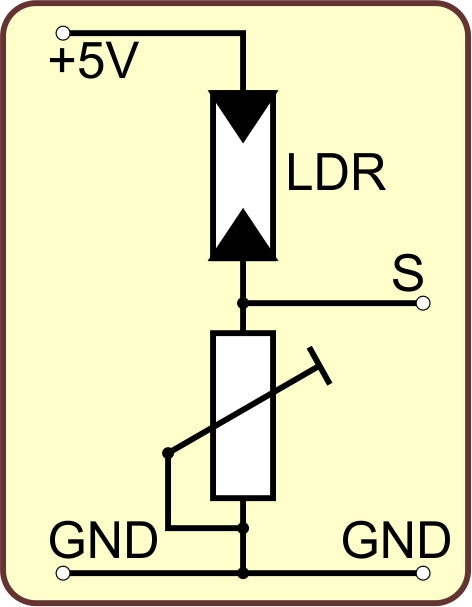 Abbildung 11: mit Trimm-Potentiometer zur Helligkeitsanpassung