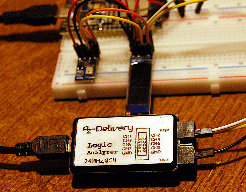 Abbildung 5: Logic Analyzer am I2C-Bus