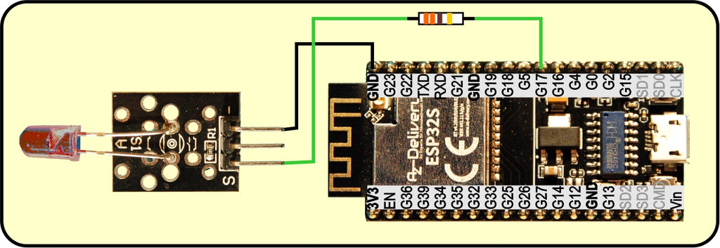 Figure 7: Nikon IR trigger - test circuit