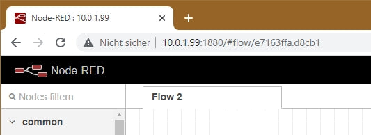 Abbildung 2: Node-RED starten