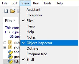 Figure 9: Call Object Inspector