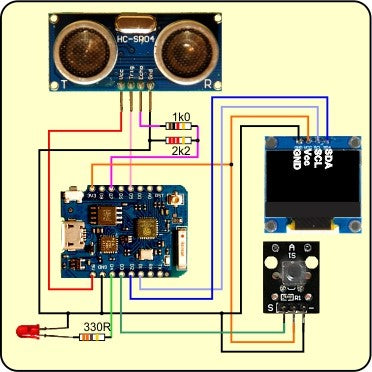 Figure 5: circuit for ESP8266