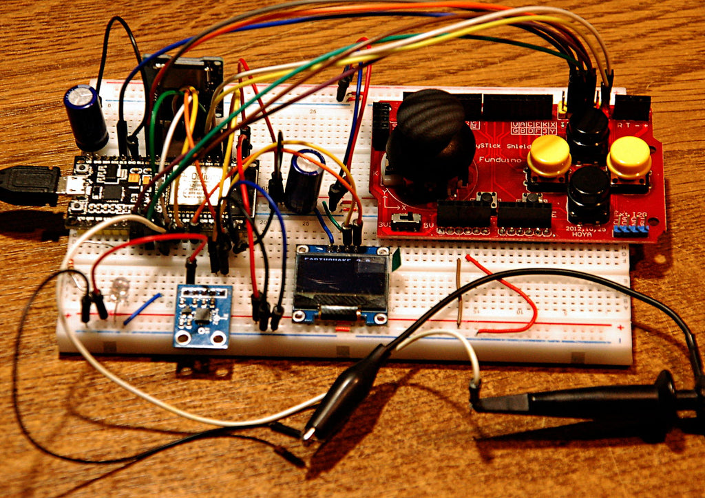 Abbildung 1: Seismograph mit SD-Karte und Joystickmodul