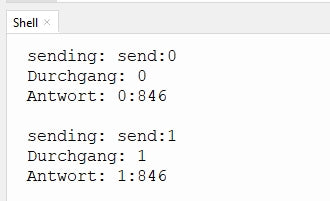 Abbildung 23: Shell-Output in Thonny