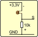 Figure 2: voltage divider made of individual parts