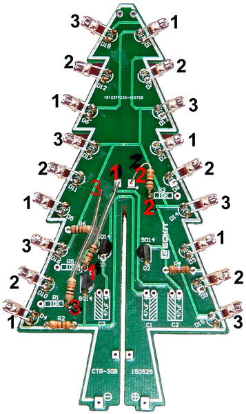 Abbildung 9: Verteilung der LEDs erfolgt reihum