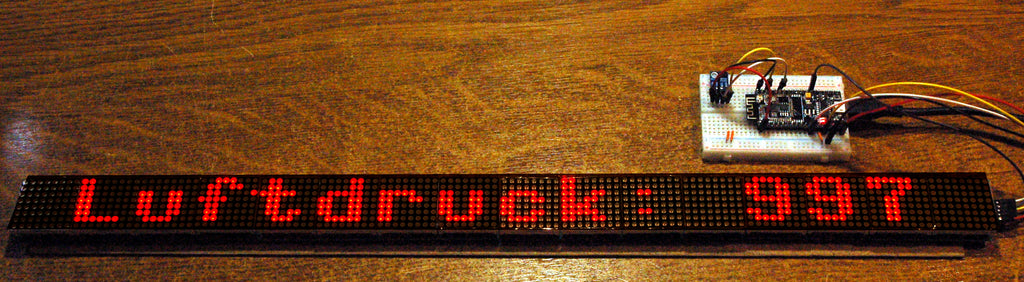 Weather ticker - 182 x 8 - Matrix