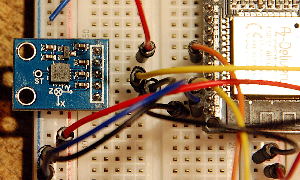 Figure 1: XL335B-3-axis accelerometer with analog outputs