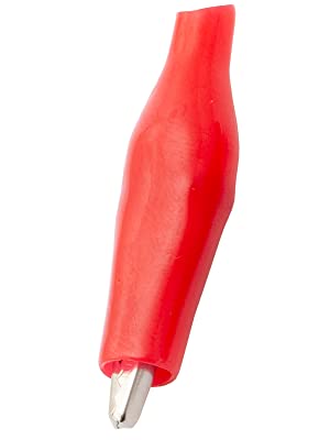 Terminali di coccodrillo 28 mm Sonda di morsetto elettrico Misurazione di  misurazione Plastica Alligatore Clip di protezione Coperchio Isolamento G98  in rosso e nero