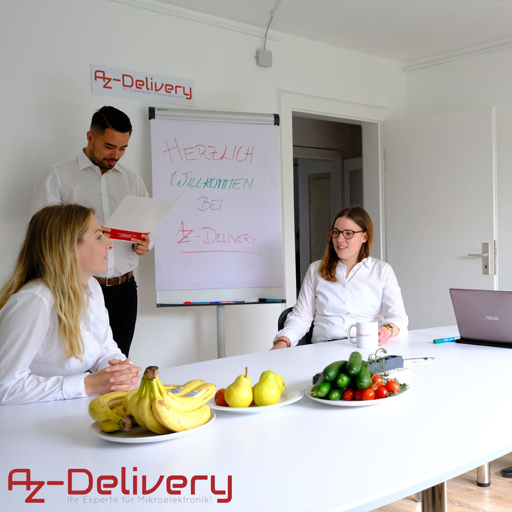 azdelivery team in een vergadering