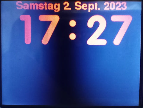 Time display