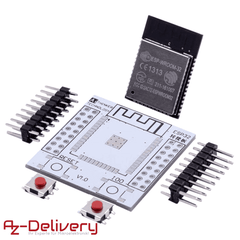 ESP32 Chip mit Adapterkarte im AZ-Delivery Shop