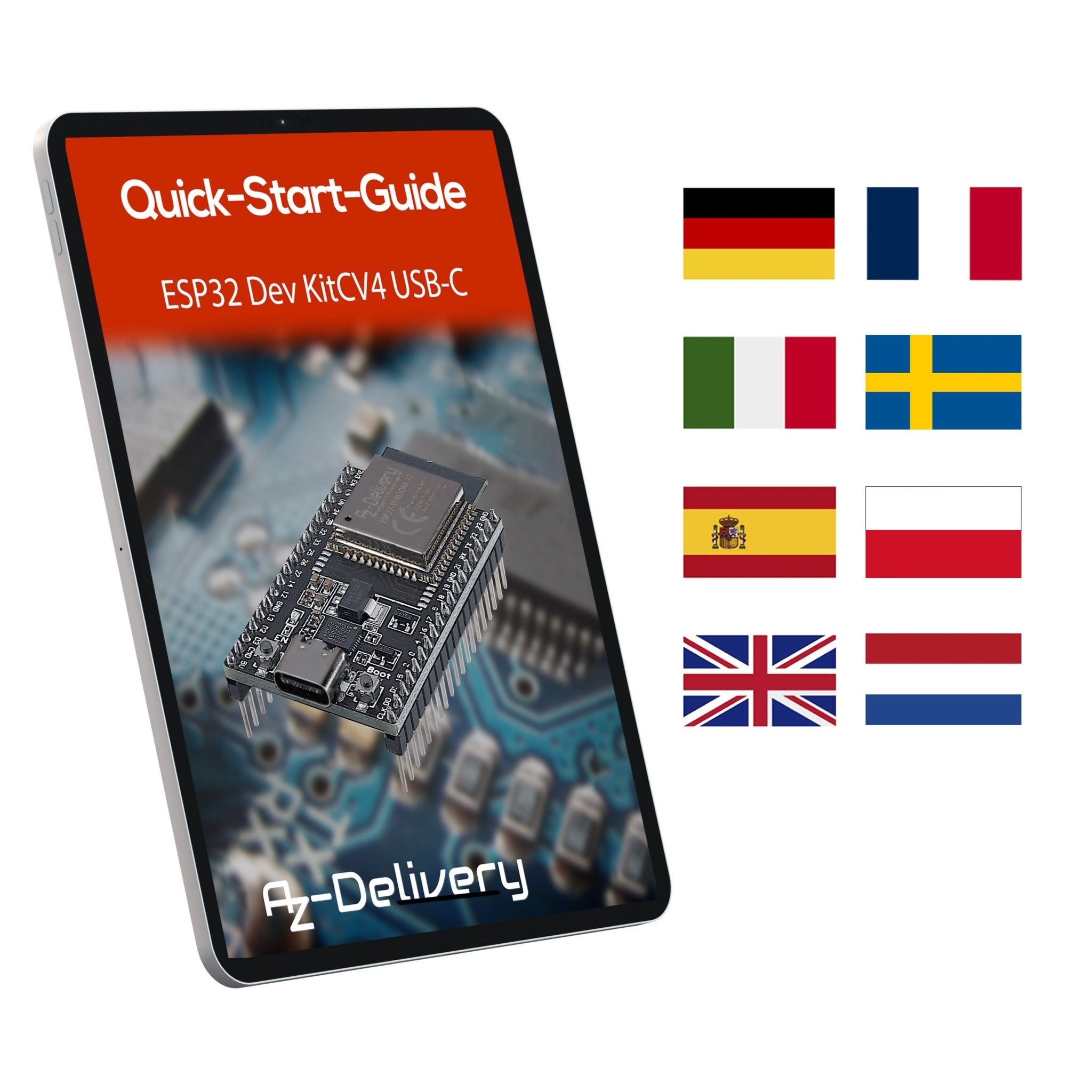 ESP32 Dev Kit C V4 NodeMCU WLAN WiFi Development Board mit USB-C ...