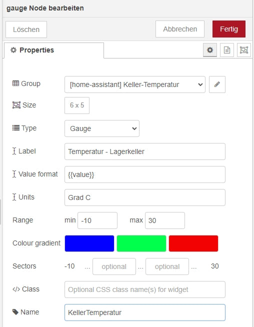 Figure 20: Gauge -Node edited - done