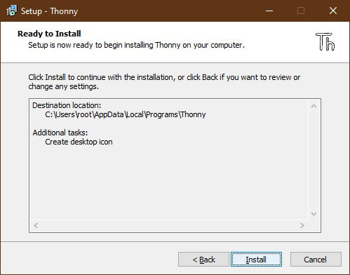 Thonny Install