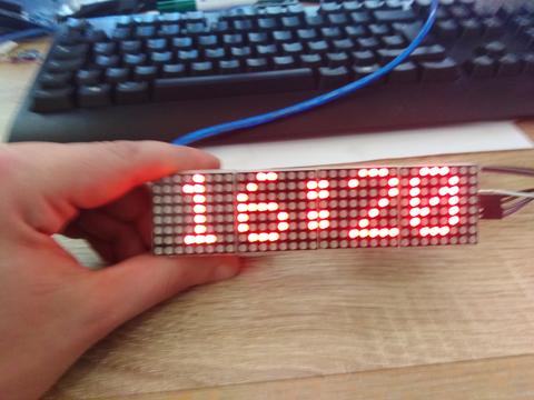Reloj con arduino y matriz led shop