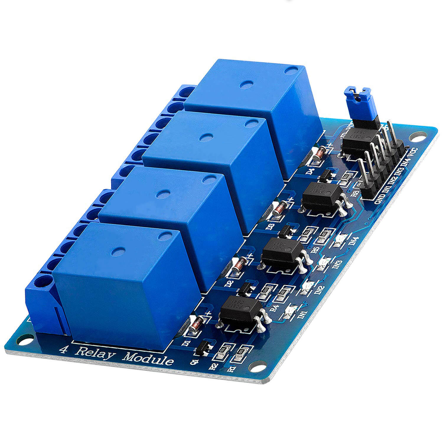 Lot de 10 modules relais 5 V, carte relais 1 canal avec optocoupleur, carte  d'extension déclencheur, module de relais prend en charge les déclencheurs  de haut et bas niveau pour Arduino 